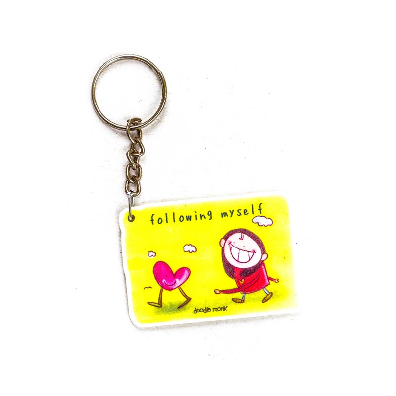Following Myself - Key Chain