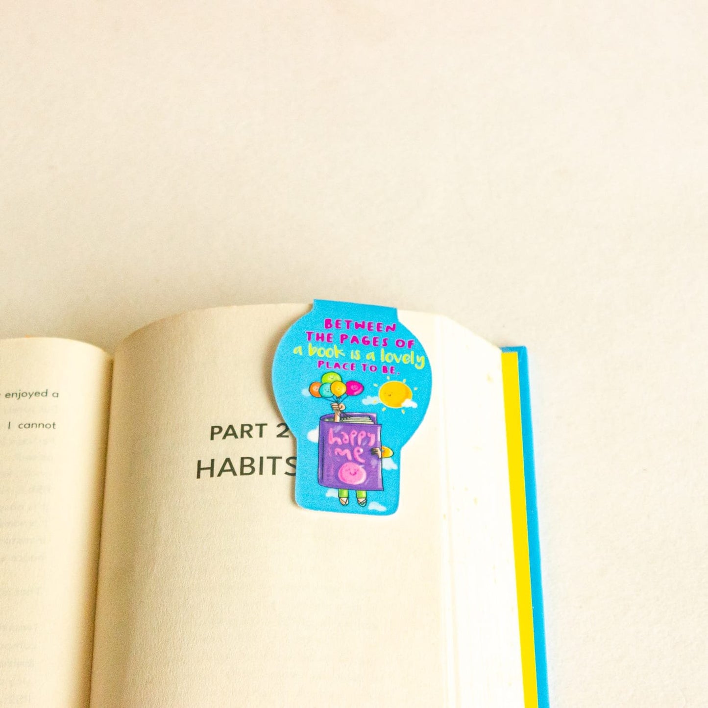 Baloon Magnetic Bookmarks – Cute Doodle Page Markers