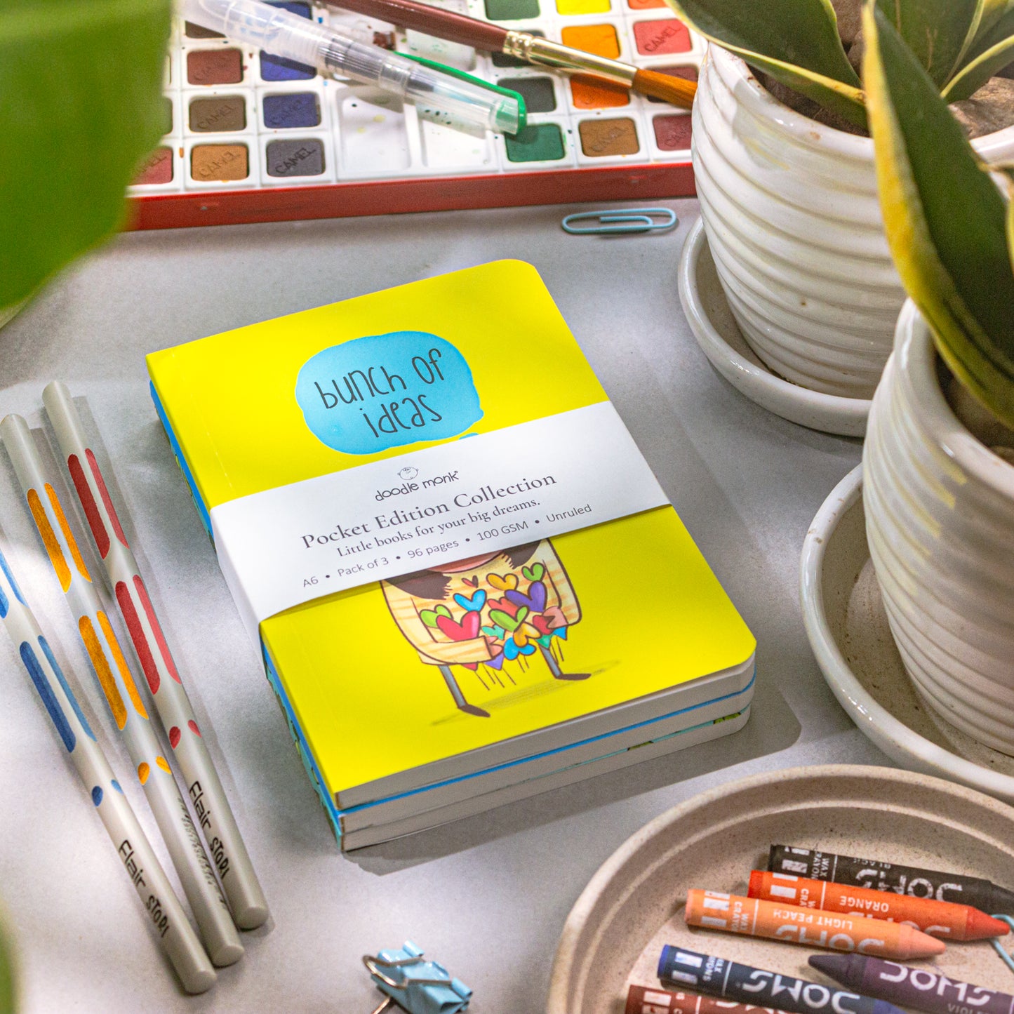 Daily Notes - A6 Pack of 3