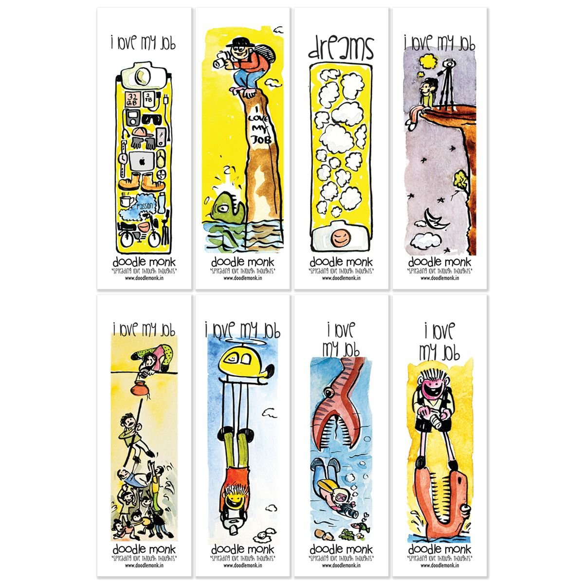 PHOTOGRAPHER - Bookmarks Pack of 8 Individual