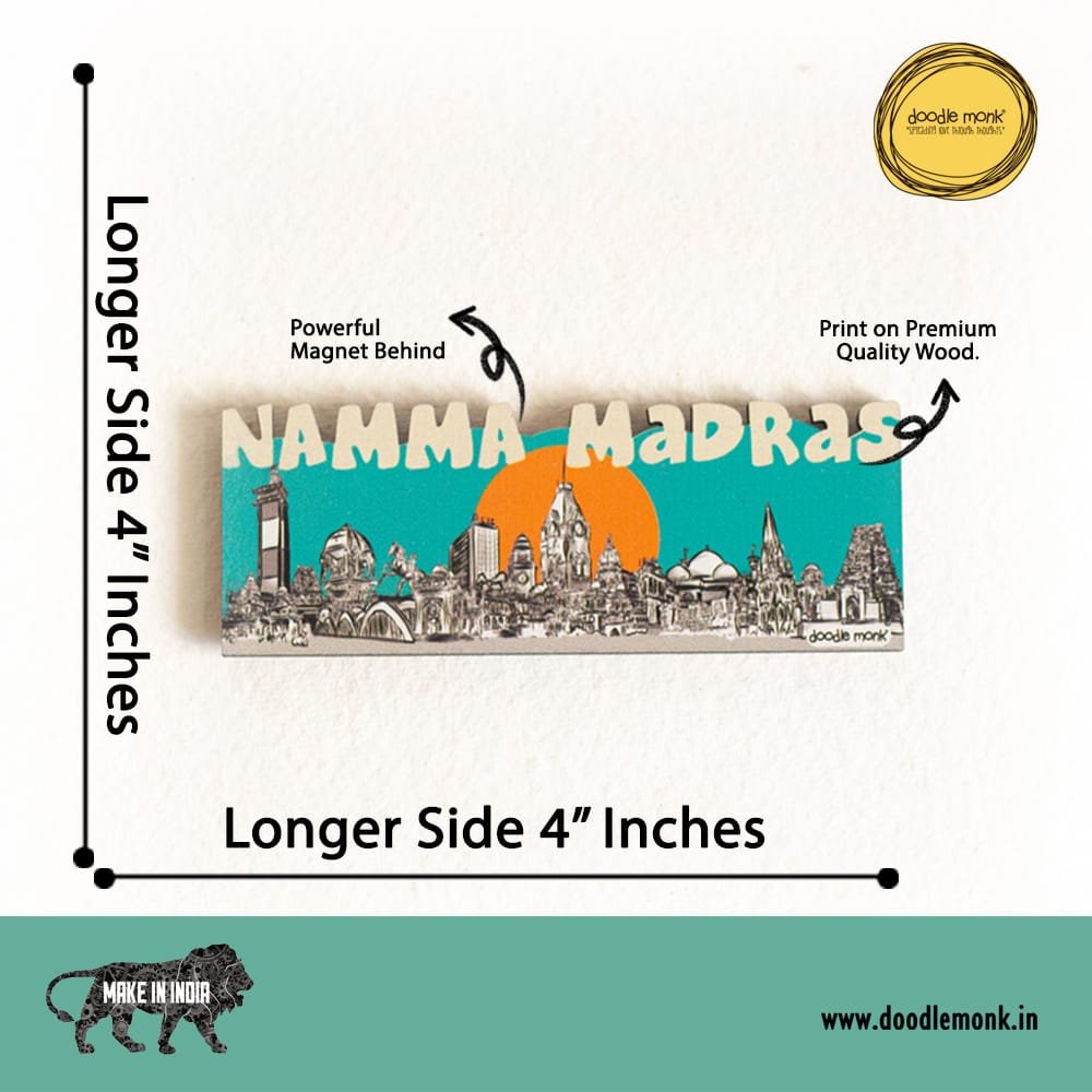 Namma Madras - Fridge Magnets