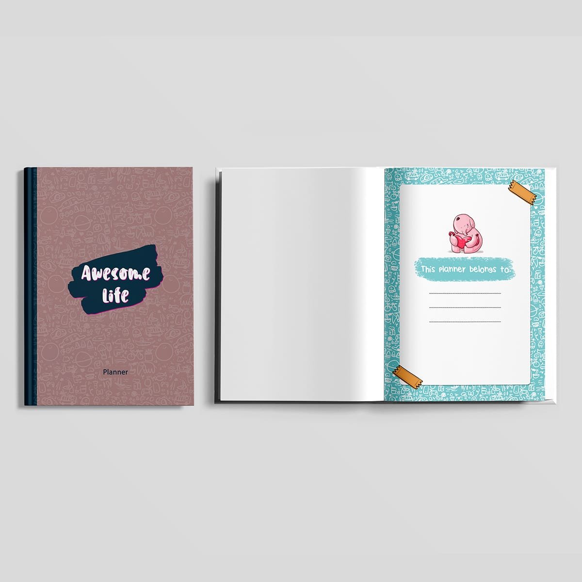Awesome Life Undated Planner for 12 Months