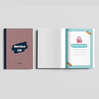 Awesome Life Undated Planner for 12 Months