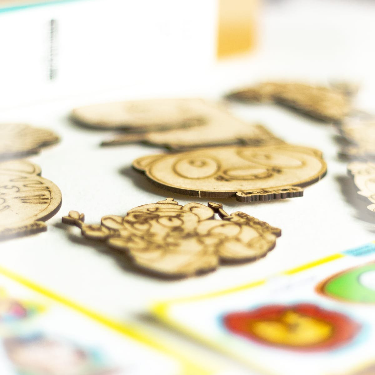 GOD - DIY for Kids - FRIDGE MAGNET COLORING KIT PACK OF 4