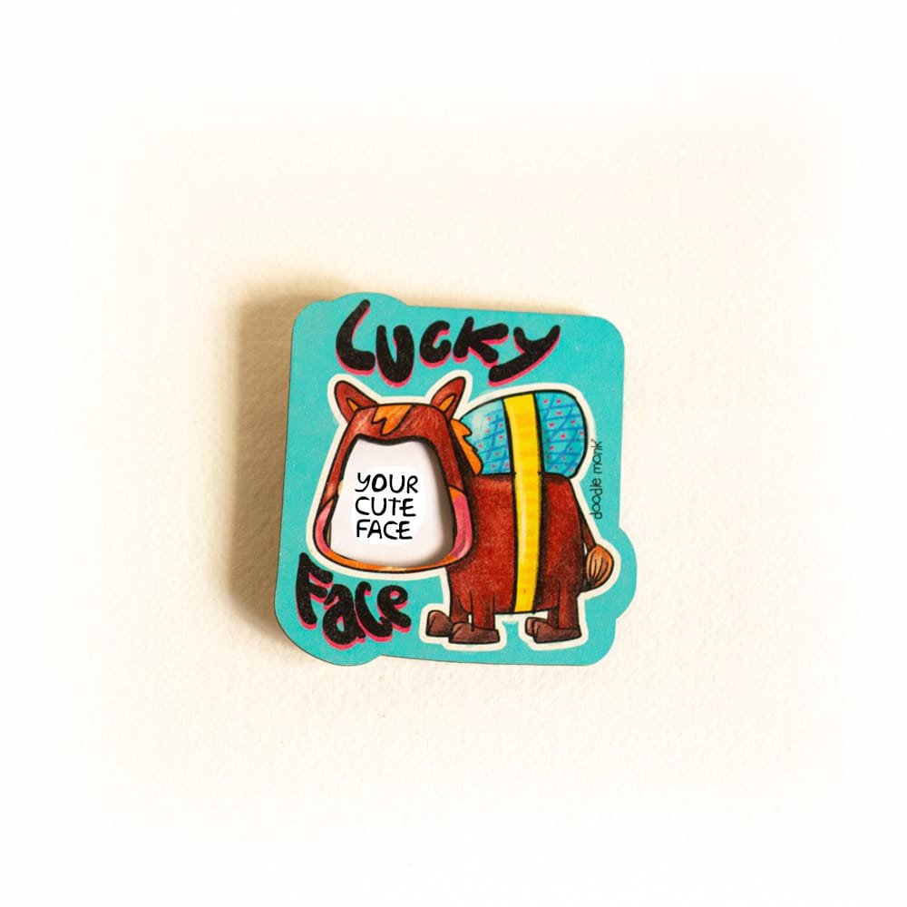 Lucky Face - Frame Fridge Magnets