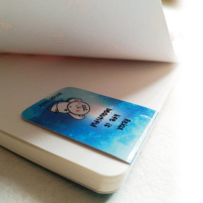 Happy Monk - Magnetic Bookmark Pack of 6 – Cute Doodle Page Markers