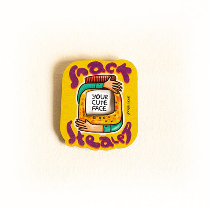 Snack Stealer - Frame Fridge Magnets