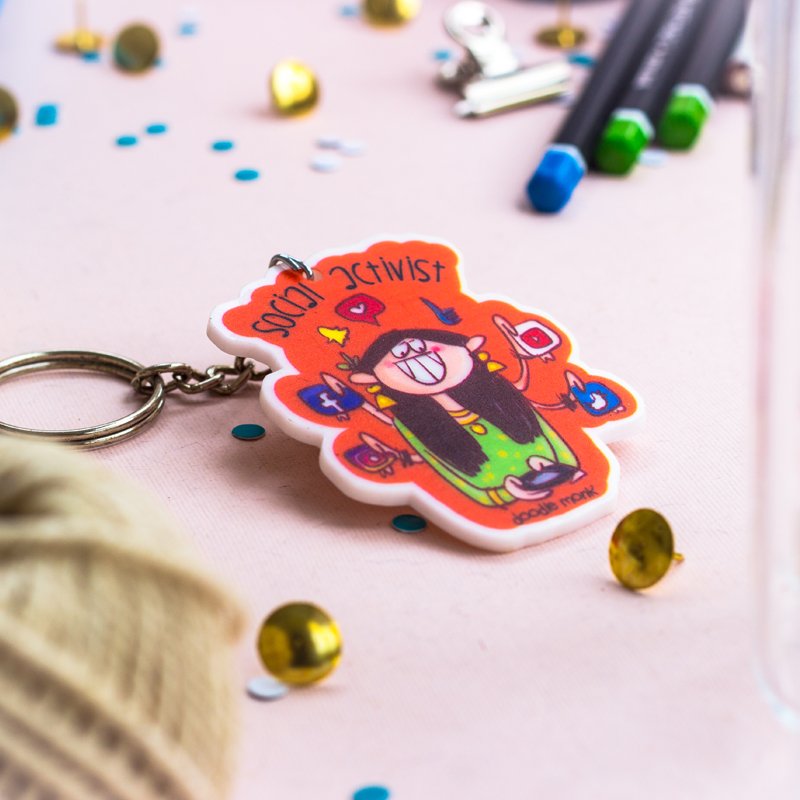 Social Activist - Key Chain