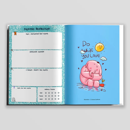 Awesome Life Undated Planner for 12 Months