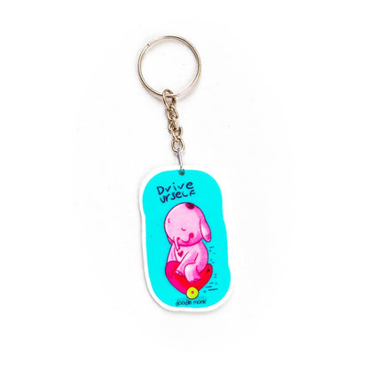 Drive Yourself - Keychain