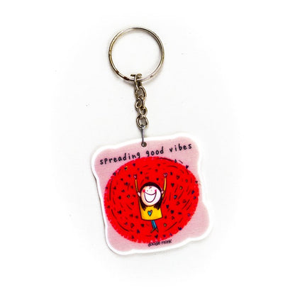 Spreading Good Vibes - Key Chain