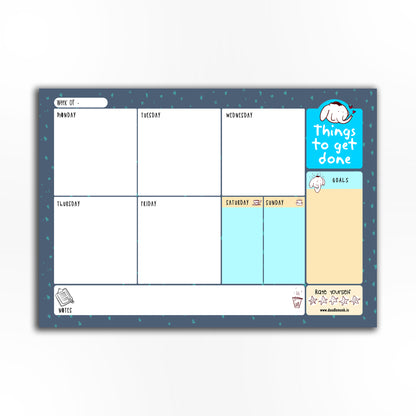 THINGS TO GET DONE- Notepad   Weekly planner