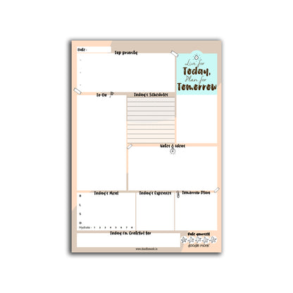 Live for Today - Notepad Daily Planner