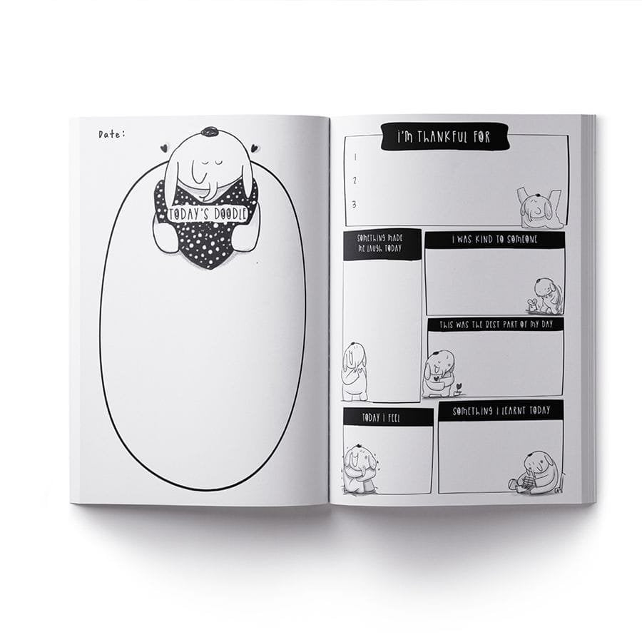 Be Thankful Always Hard Case A5 Gratitude Journal For Kids 90 Days