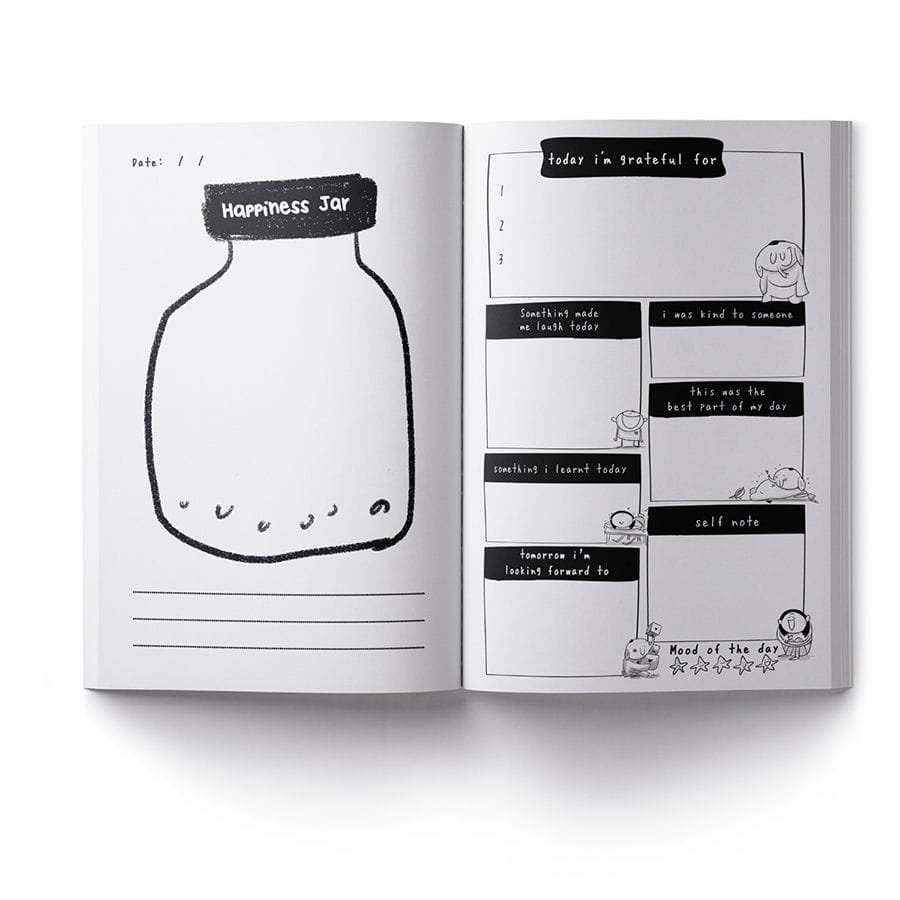 Gratefulness Hard Case A5 Gratitude Journal For Self 90 Days