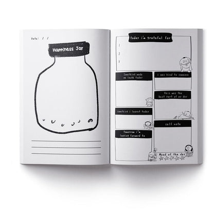 Only Happiness Hard Case A5 Gratitude Journal For Self 90 Days