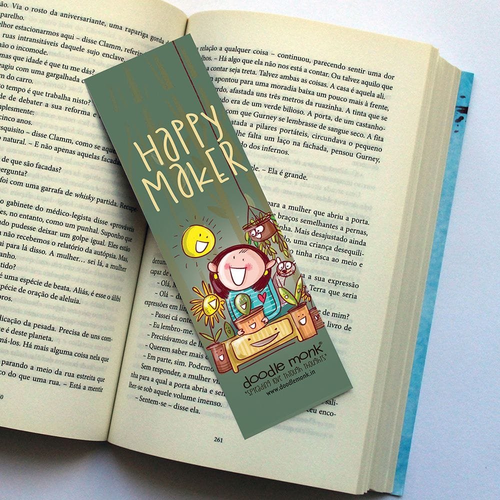 Positive Doodles Bookmarks - Pack of 18 Individual