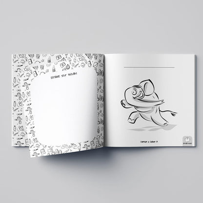 Everyday Doodle Journal - Colouring book - Series 1