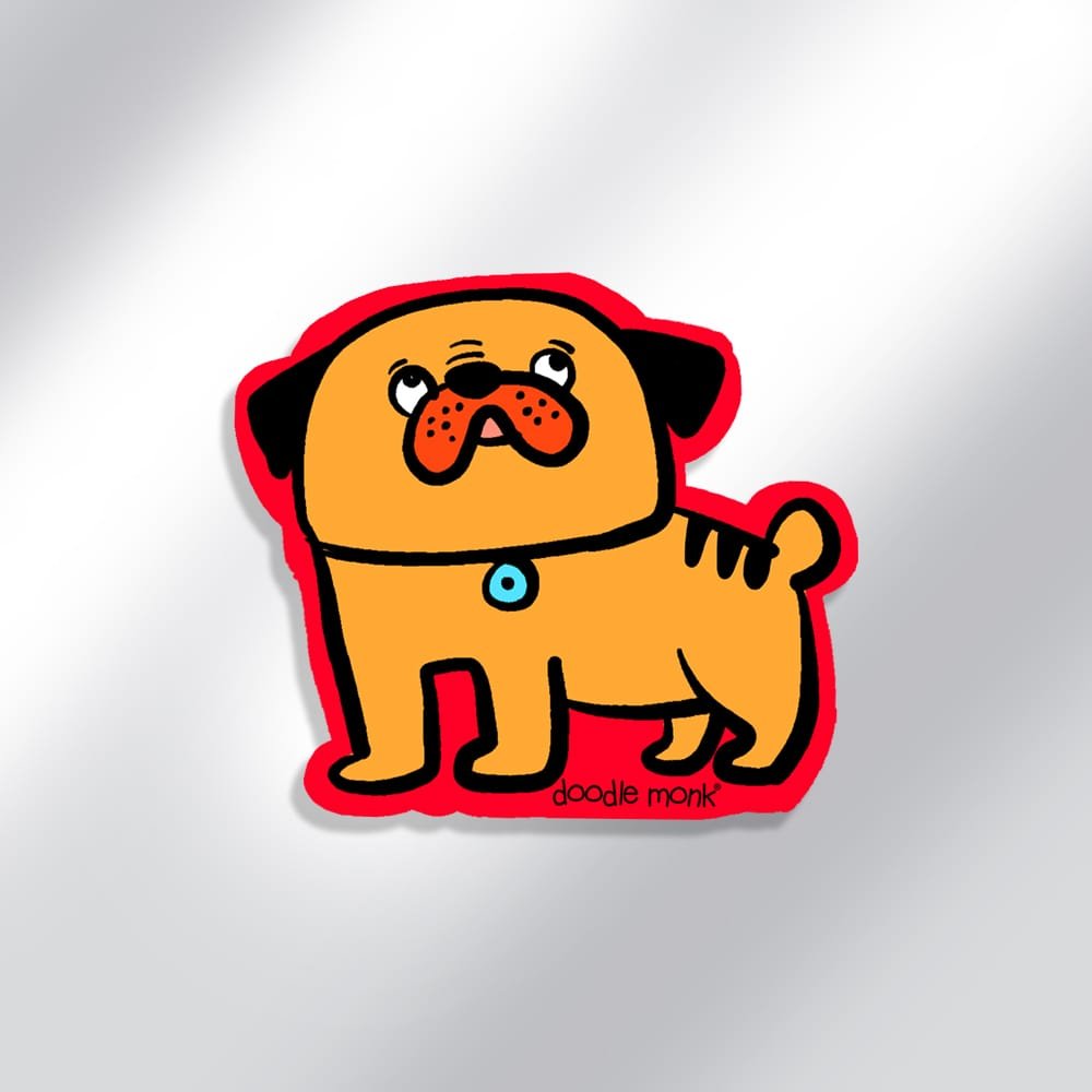 PUG -  Fridge Magnets