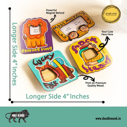 Lucky Face - Frame Fridge Magnets