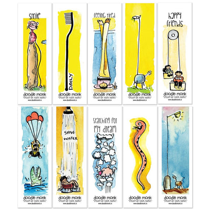 FUNNY  - Bookmarks Pack of 10 Individual Bookmark)
