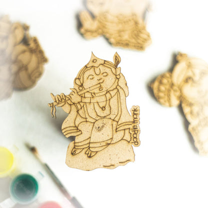 GOD - DIY for Kids - FRIDGE MAGNET COLORING KIT PACK OF 4