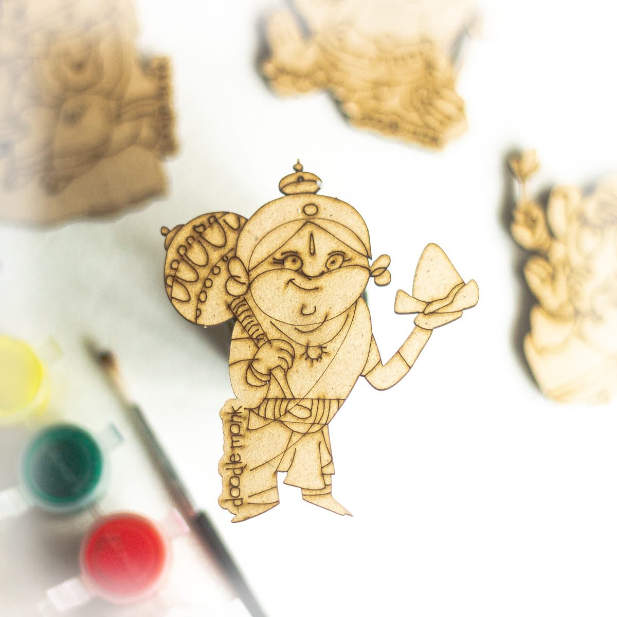 GOD - DIY for Kids - FRIDGE MAGNET COLORING KIT PACK OF 4