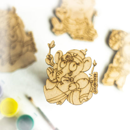 GOD - DIY for Kids - FRIDGE MAGNET COLORING KIT PACK OF 4