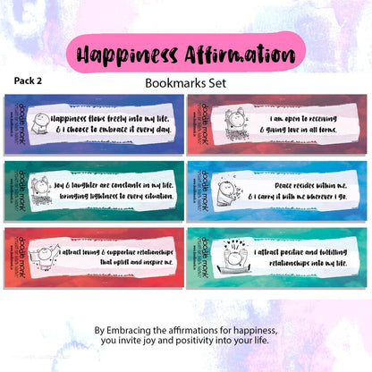 Affirmations Bookmarks - for Success, Happiness, & Abundance -