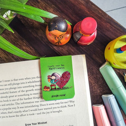 Self Love Magnetic Bookmarks Pack of 6 – Cute Doodle Page Markers