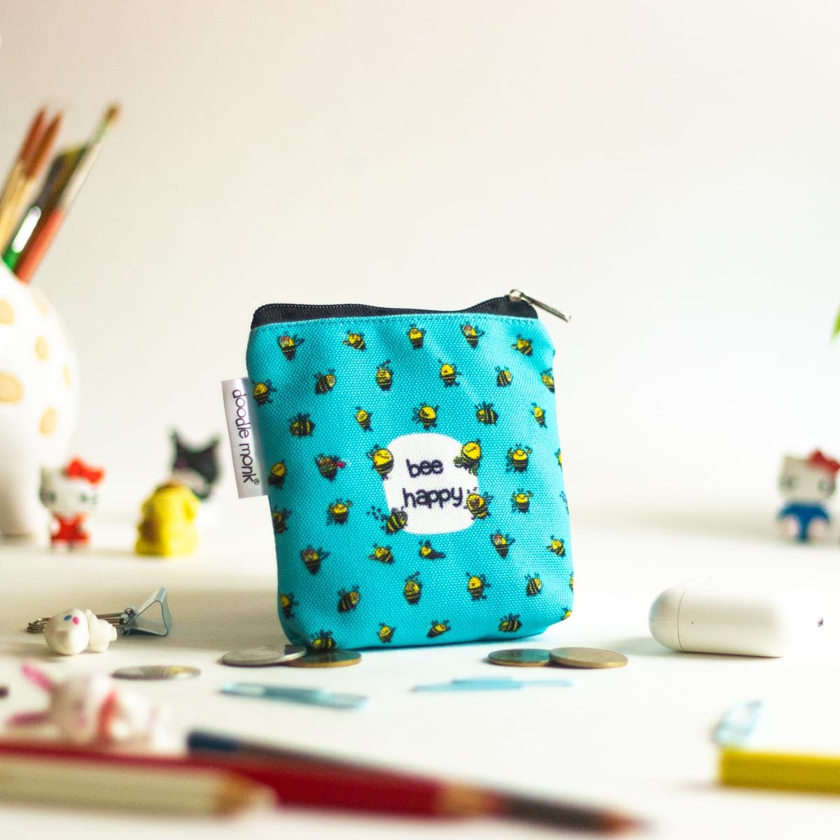 Bee Happy - Mini Pouch Bags