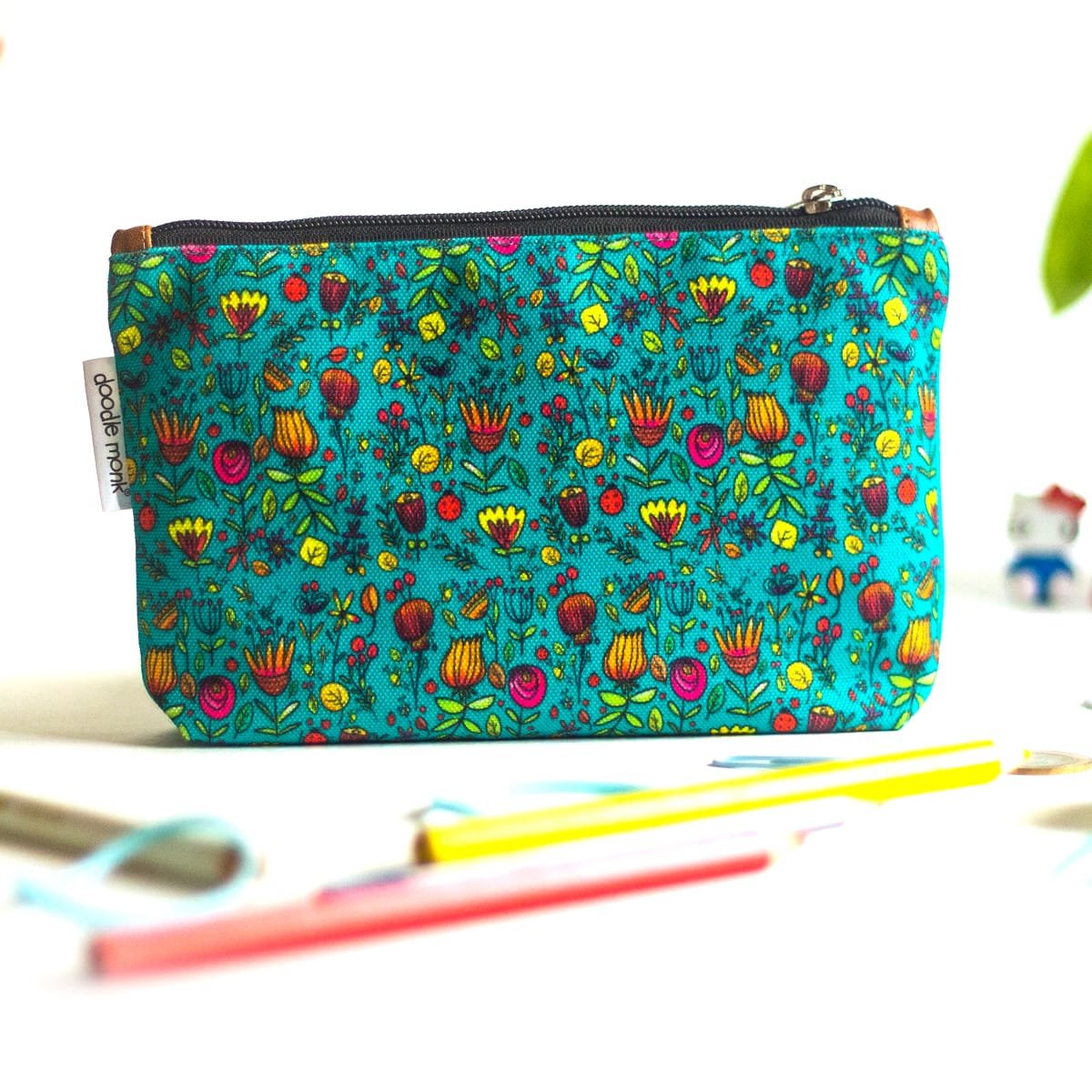 FLORAL- Utility Pouch
