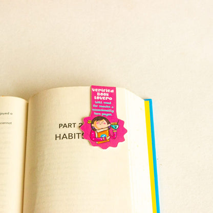 Verified Magnetic Bookmarks – Cute Doodle Page Markers