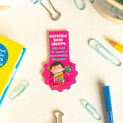 Verified Magnetic Bookmarks – Cute Doodle Page Markers