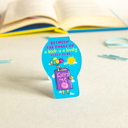 Baloon Magnetic Bookmarks – Cute Doodle Page Markers