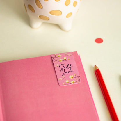 Self Love- Undated Planner (Free Self-Themed Magnetic Bookmark Inside!)