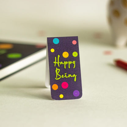 Happy Being - Undated Planner (Free Self-Themed Magnetic Bookmark Inside!)