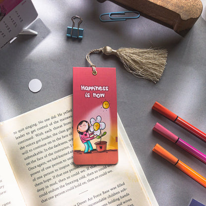 Happiness is Now - Magnetic Bookmarks - Signature Canvas Series