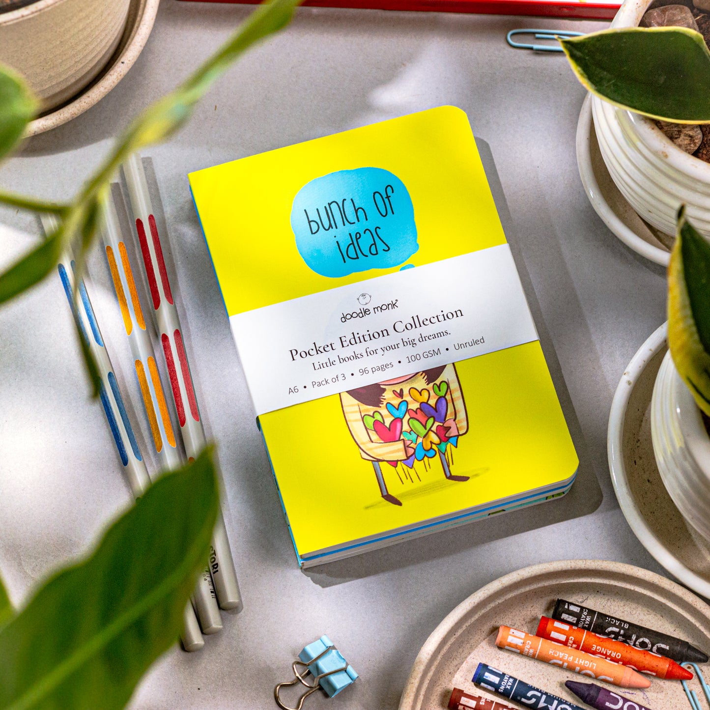 Daily Notes - A6 Pack of 3
