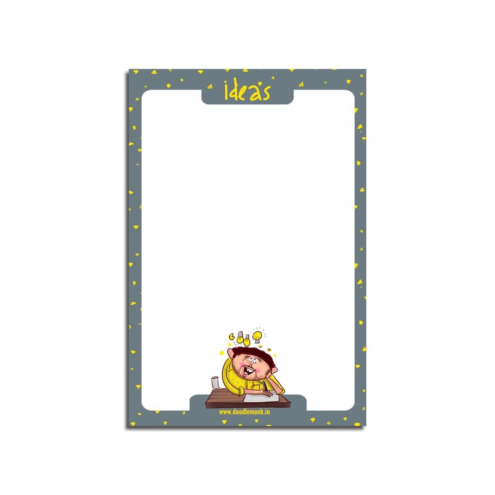 Ideas - Notepad 6"X4" Reusable Planner