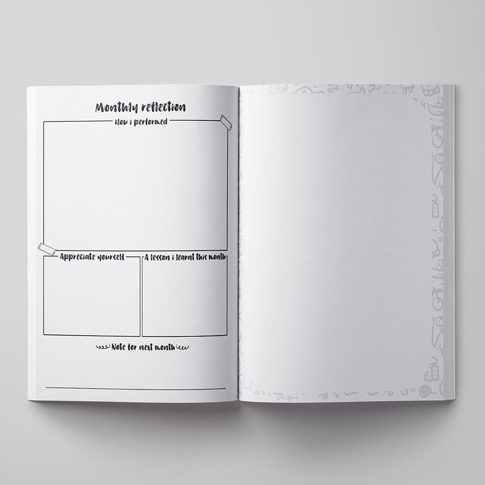 Self Balance - Hard Case A5 Undated Daily Planner for 90 Days