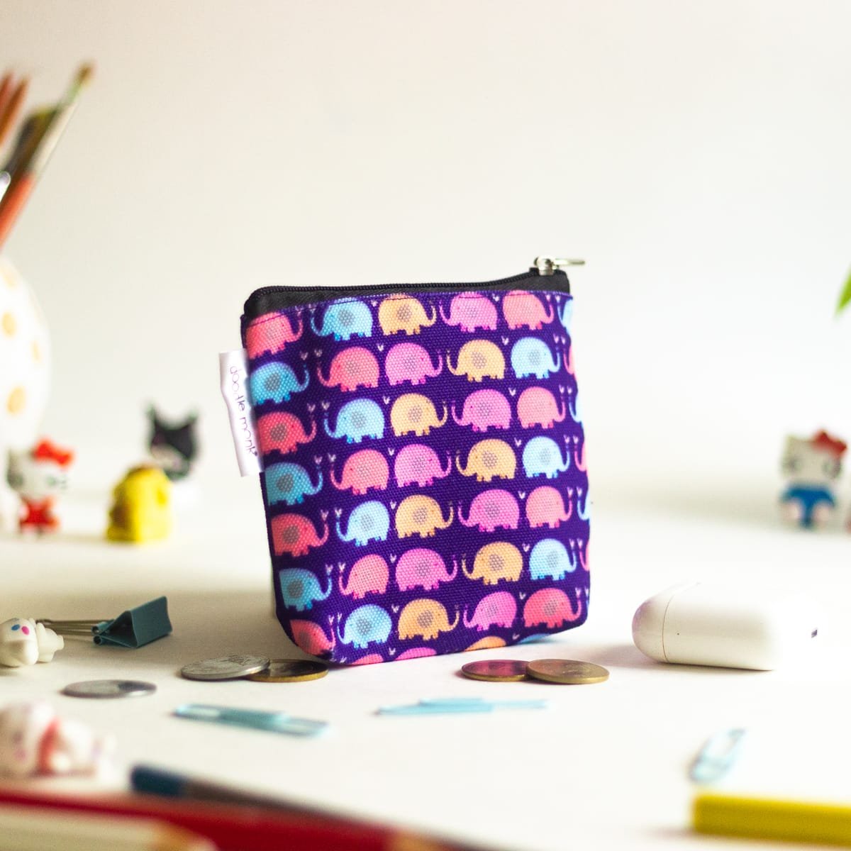 Elephant - Mini Pouch Bags