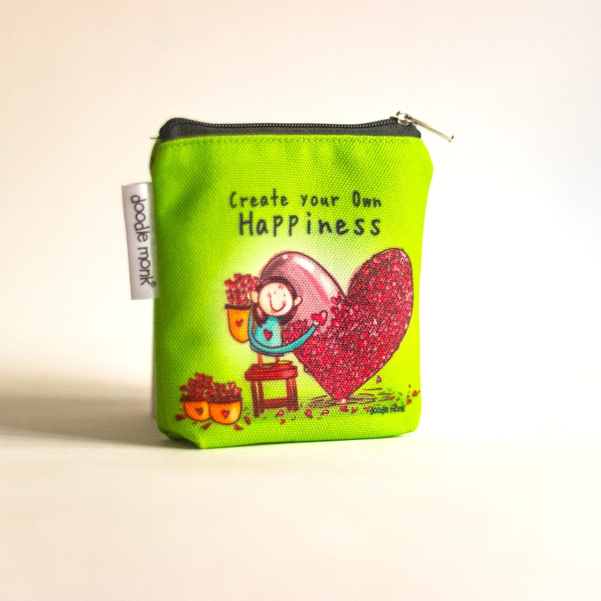 Create Your Own Happiness Mini Pouch Bags
