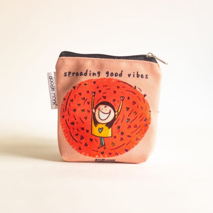 Spreading Good Vibes - Mini Pouch Bags