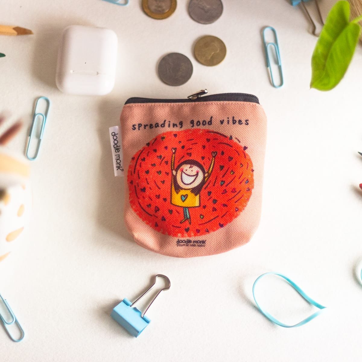 Spreading Good Vibes - Mini Pouch Bags