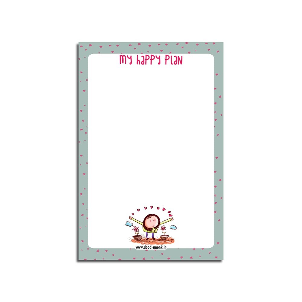 My Happy Plan - Tabletop 6"X4" Reusable Planner