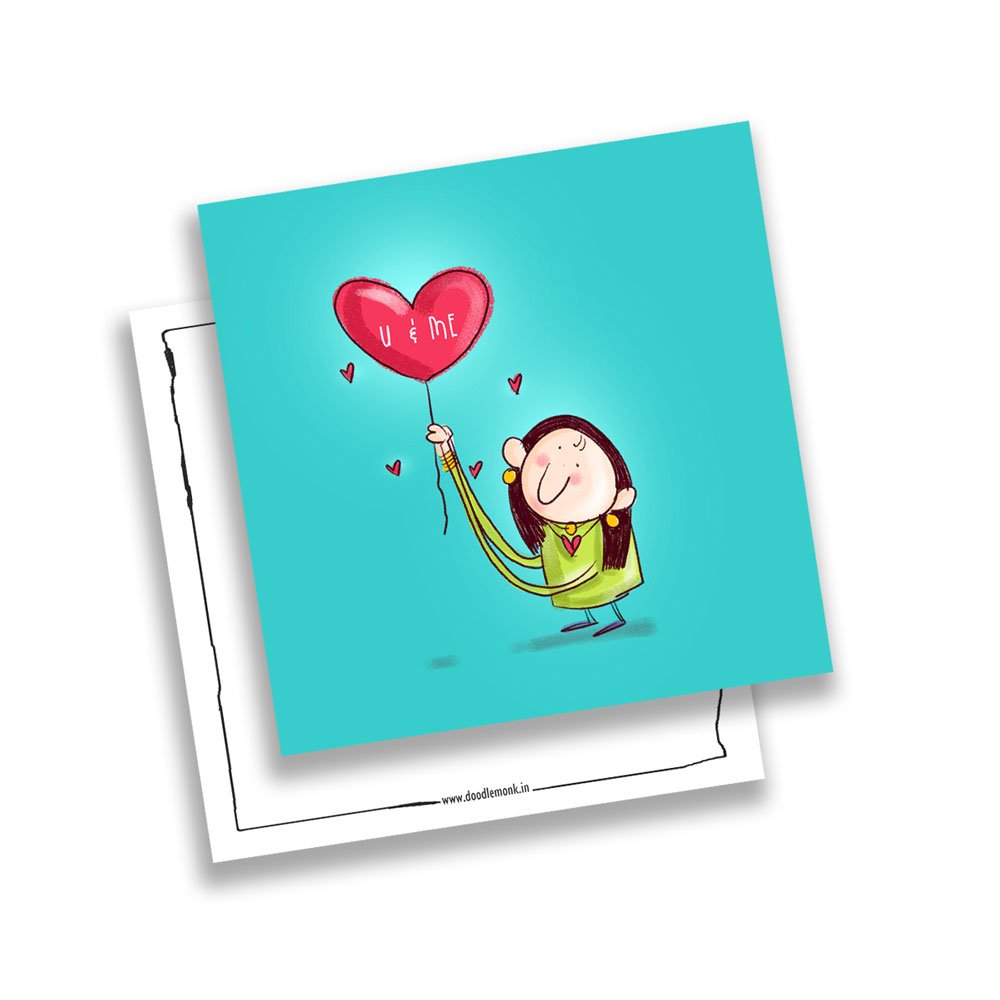 U & Me Post Card