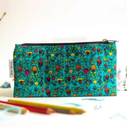 Floral Pencil Pouch