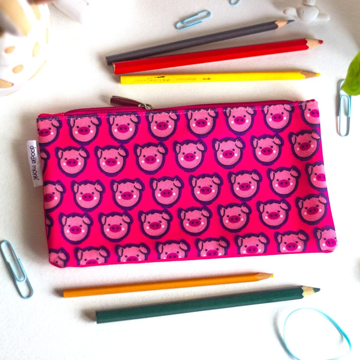Piggy Pencil Pouch