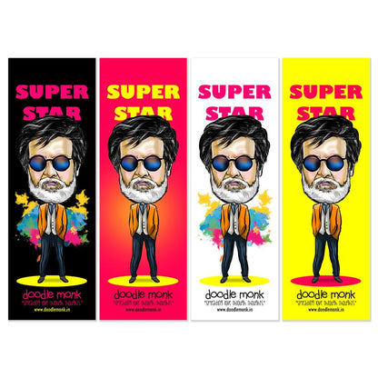SUPER STAR - Bookmarks Pack of 4 Individual